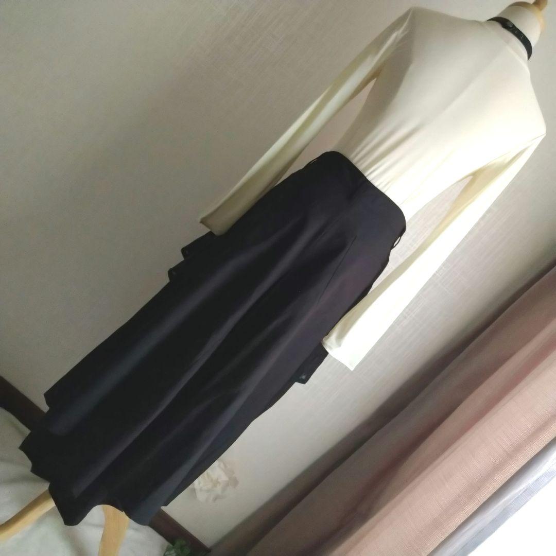 エイチナオト サルエルパンツ ワイドレッグ デザインパンツ チドリ 黒