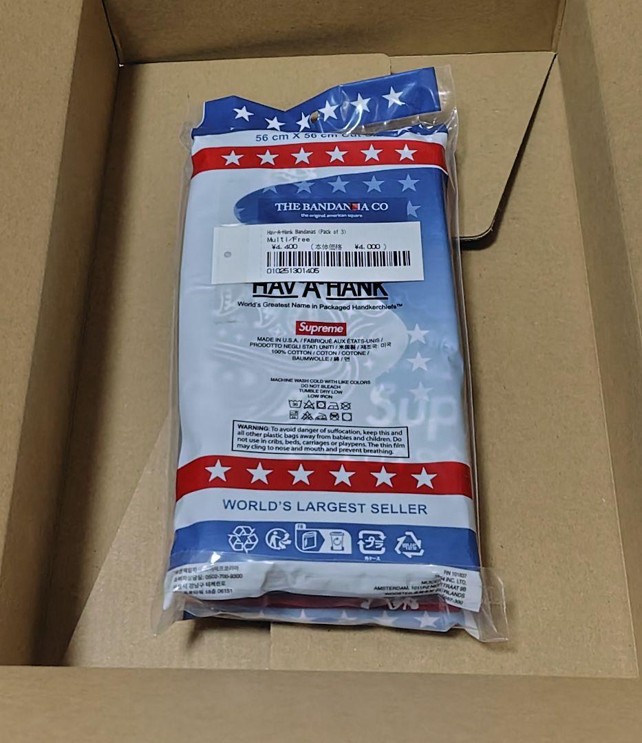 Supreme Hav-A-Hank Bandanas　バンダナ　3パック