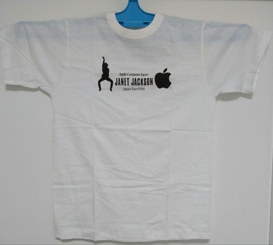 【新品・未使用】ジャネット ジャクソン 1990日本ツアー Apple Tシャツ