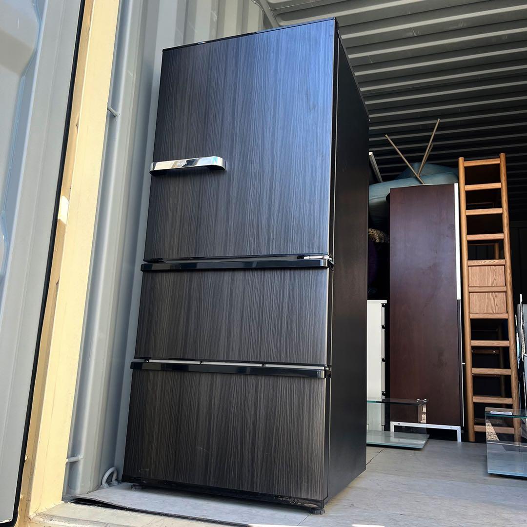 専用取付無料！AQUA旬鮮チルド・自動製氷搭載！木目調ブラウン3ドア冷蔵庫！