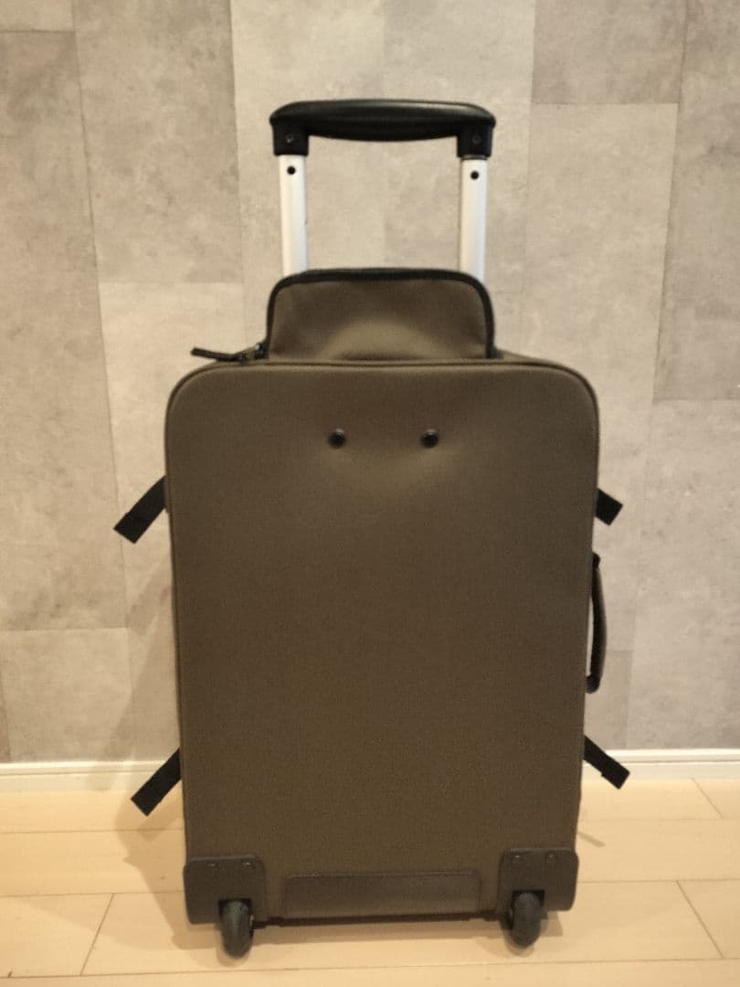 【美品】無印良品 撥水ソフトキャリーケース 40L　カーキ色