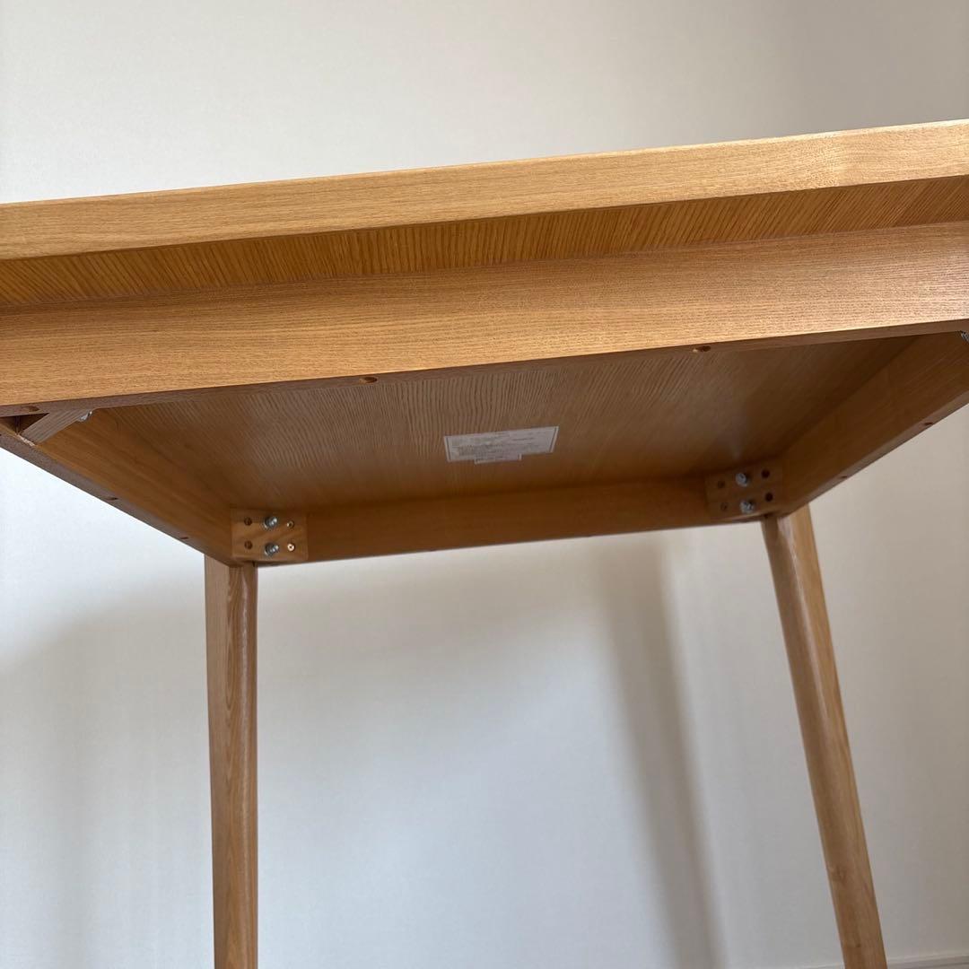 【マロン】ニトリ ダイニングテーブル(ロレイン5 80 LBR)