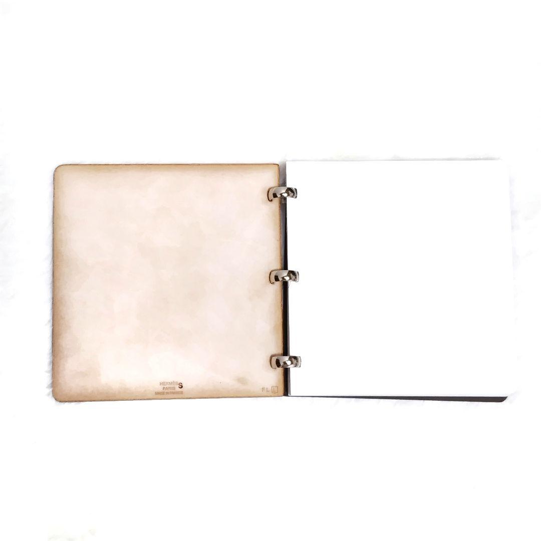 ✨️未使用✨️エルメス HERMES ノート 白紙 レザー