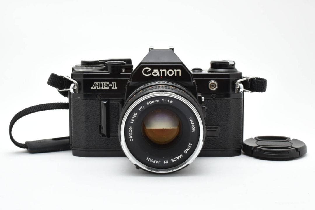 【美品】Canon キャノン AE-1 + FD 50mm F1.8 #54