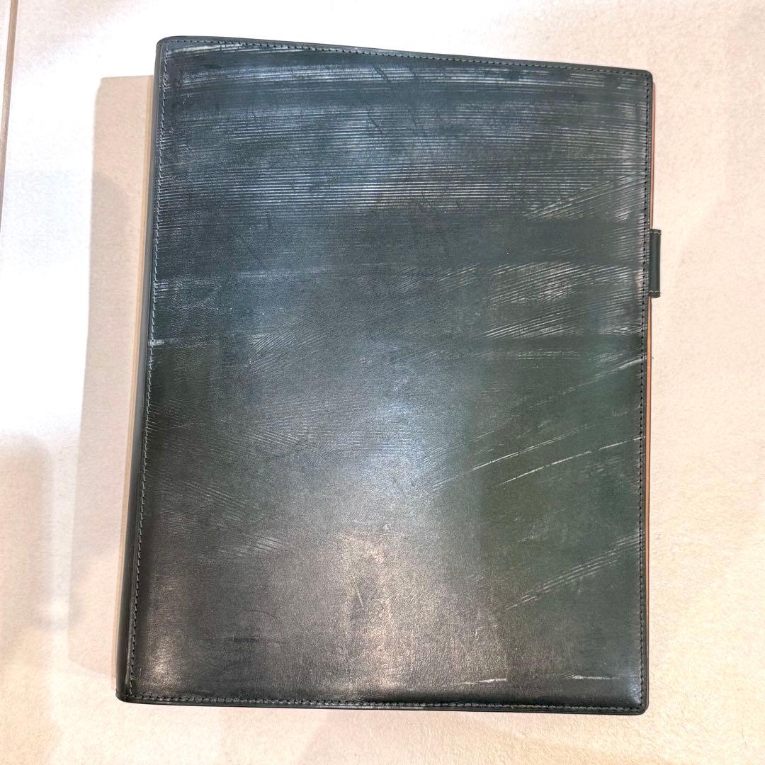 Design my life ブライドルレザー&ヌメ革ルーズリーフバインダーA4