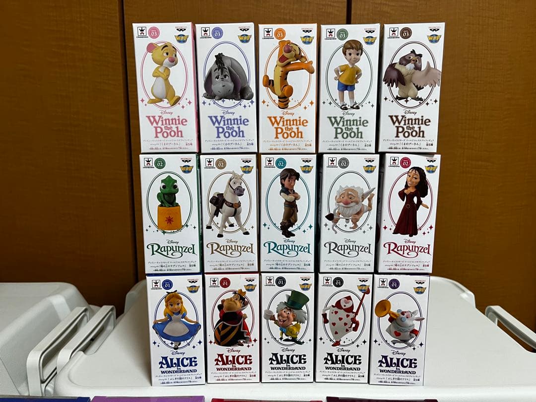 ディズニー　ワーコレ　ワールドコレクタブルフィギュアセット　コンプリート