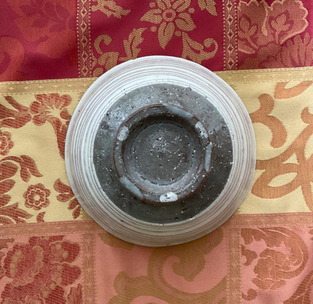 三島手　碗(大) 美しい白象嵌　金海窯