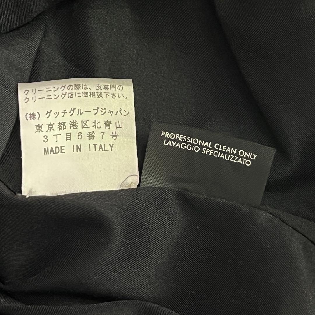 GUCCI グッチ レディース 牛革レザースカートサイズ38