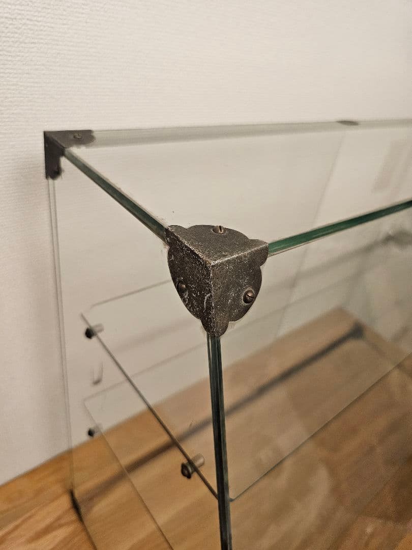 【梱包発送たのメル便】昭和レトロ アンティーク ガラスショーケース