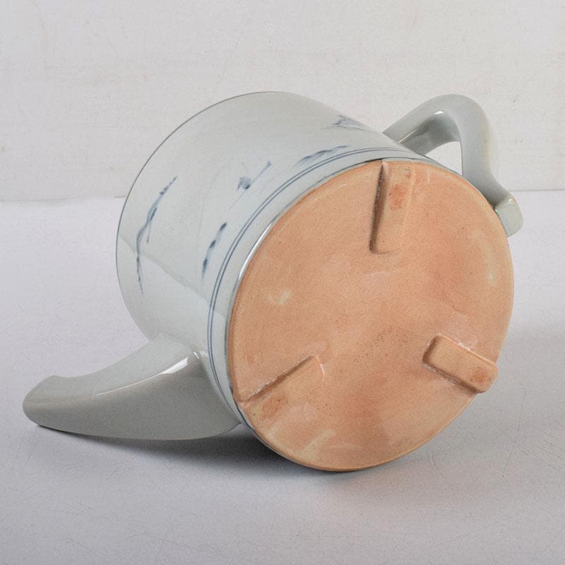 Palm Tree　古伊万里写　染付　山水文　水注　共箱　V　7975C