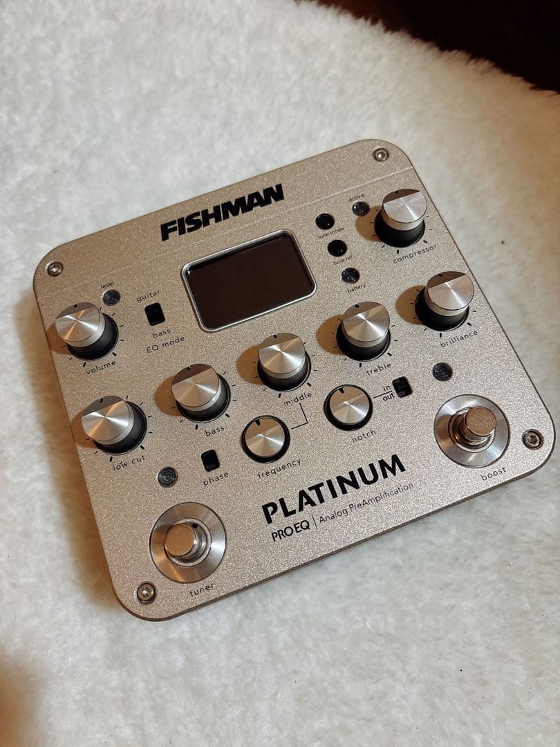 ギター FISHMAN Platinum Pro EQ/DI Analog Preamp