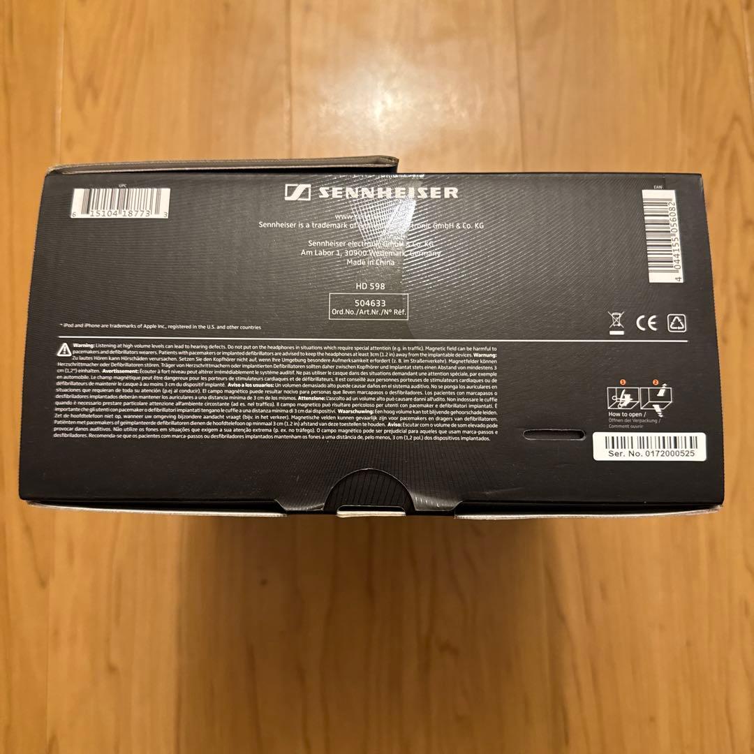 Sennheiser ゼンハイザー HD598 有線ヘッドホン