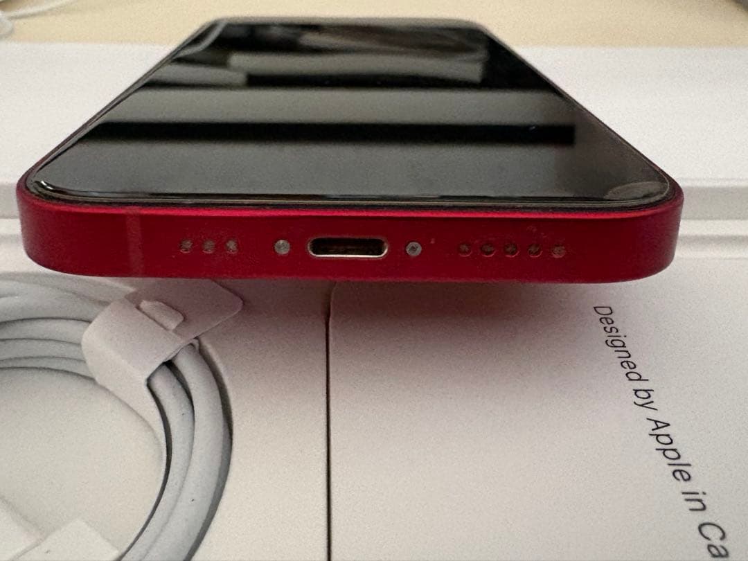 iPhone 13 128GB バッテリー85% simフリー レッド