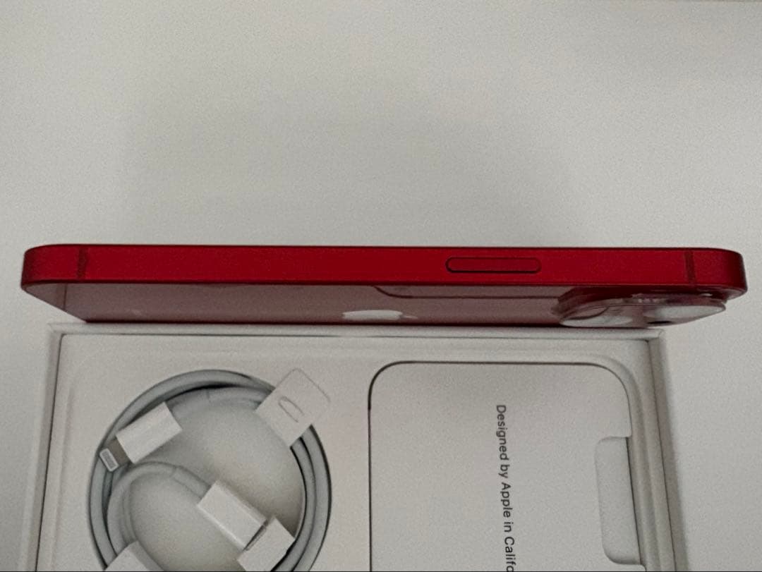 iPhone 13 128GB バッテリー85% simフリー レッド