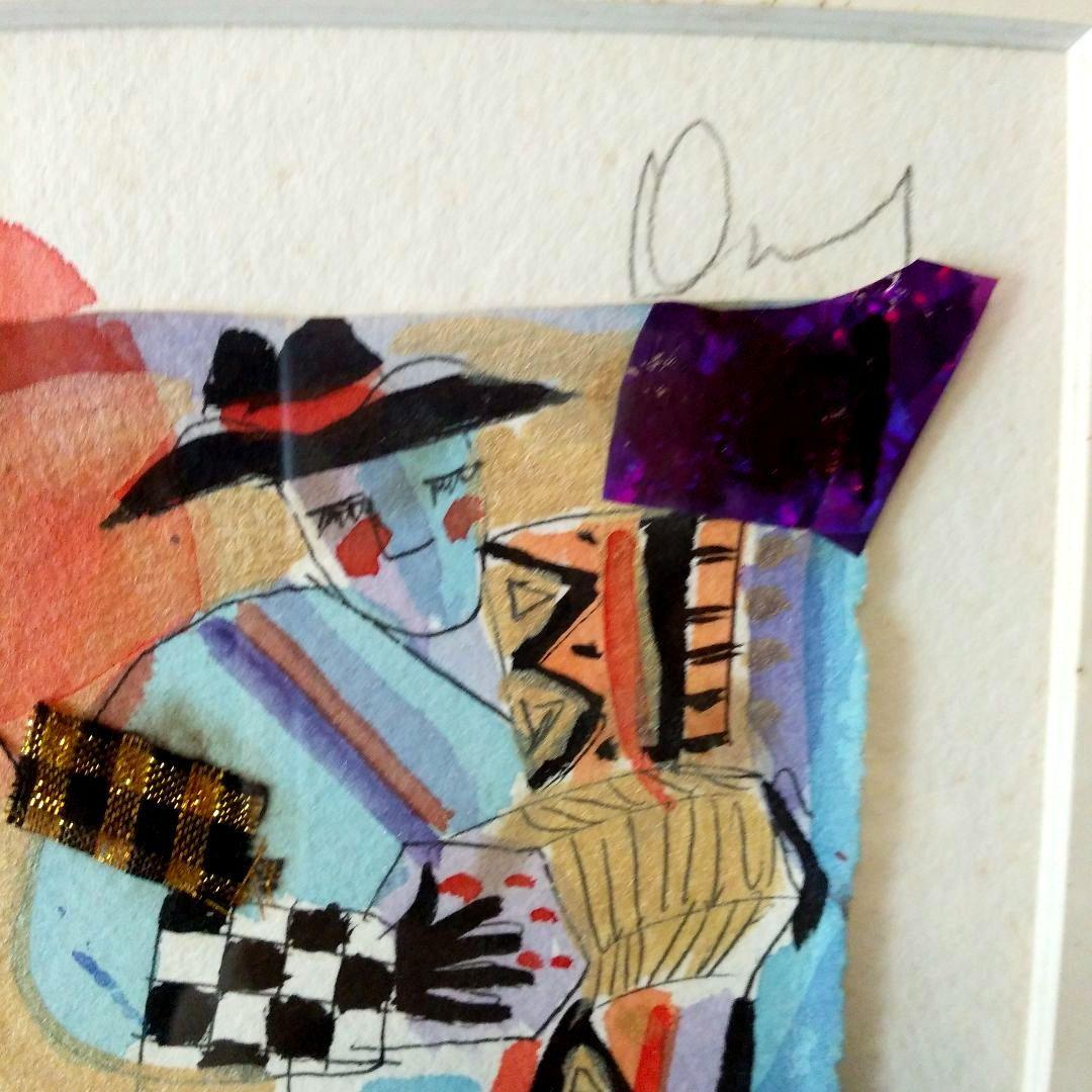 アメリカの女性作家キャシィ·ドナヘイのコラージュ作品。明るく自由な表現が楽しい。