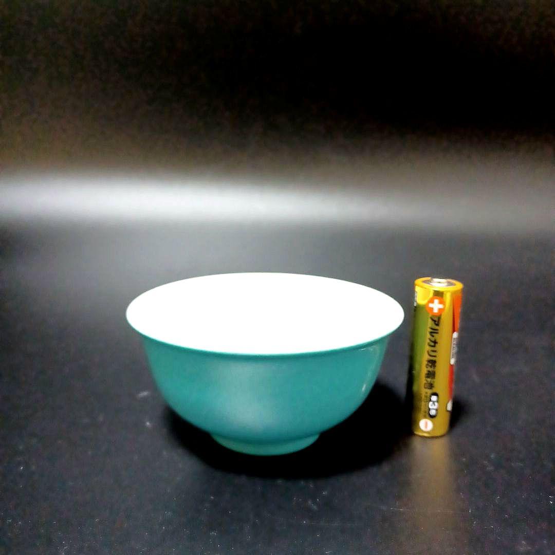 清　天藍釉茶碗　中国古美術