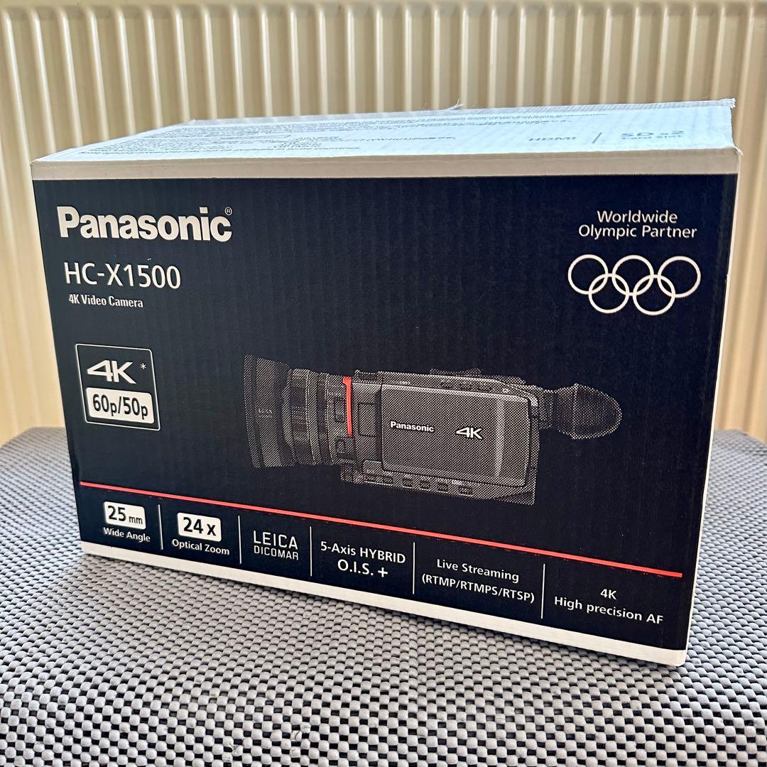 【美品 早い者勝ち】Panasonic 4K ビデオカメラ HC-X1500
