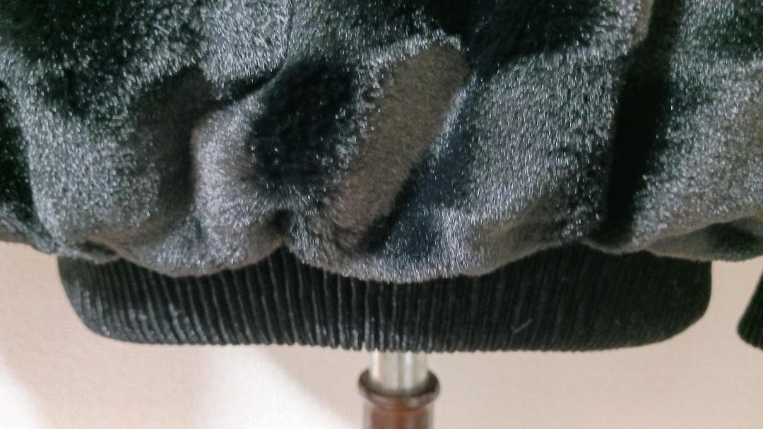 イタリア製 ミンク ＆ カシミヤ混 ファーコート 毛皮 厚手 防寒 日本サイズL