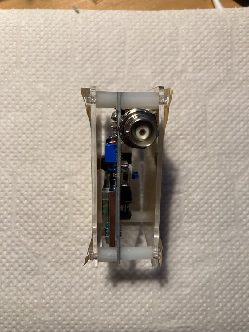 【値下】小型QRP用通過型VSWR メーター・キット組立調整済 HF/50MHz