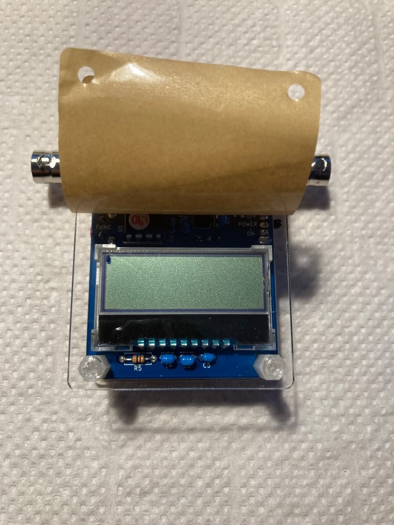 【値下】小型QRP用通過型VSWR メーター・キット組立調整済 HF/50MHz