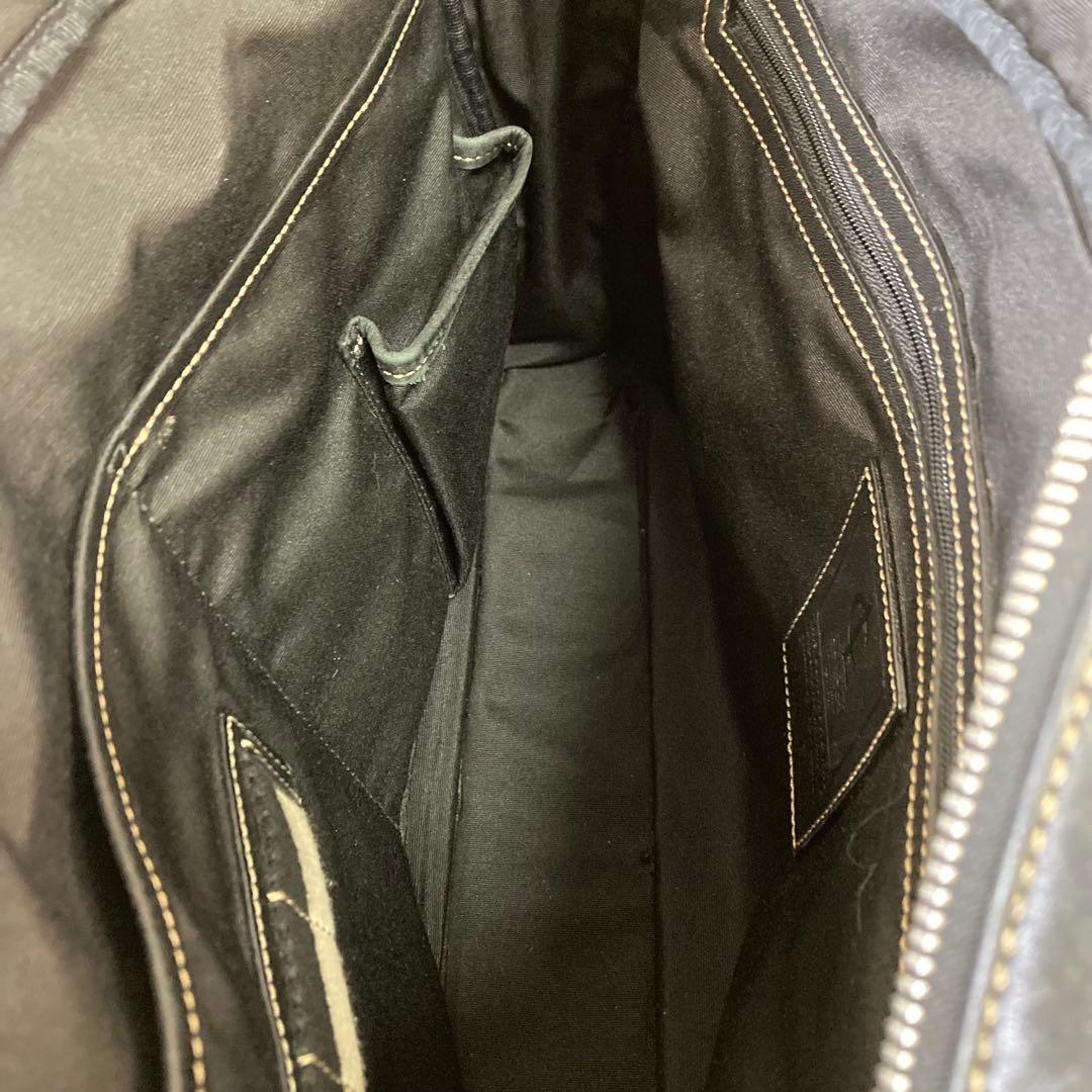 コーチ　COACH　ビジネスバック　2way オールレザー　ブラック　A4可　黒