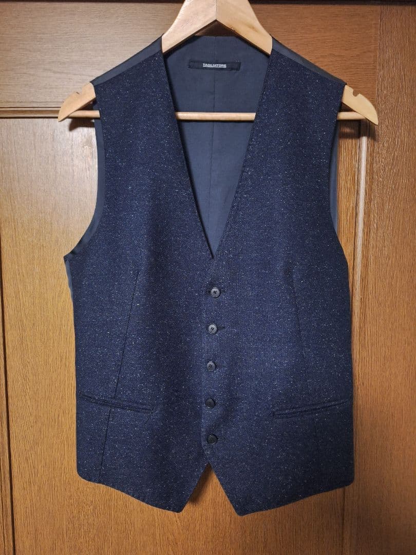 タリアトーレ ベスト　ネイビー　48