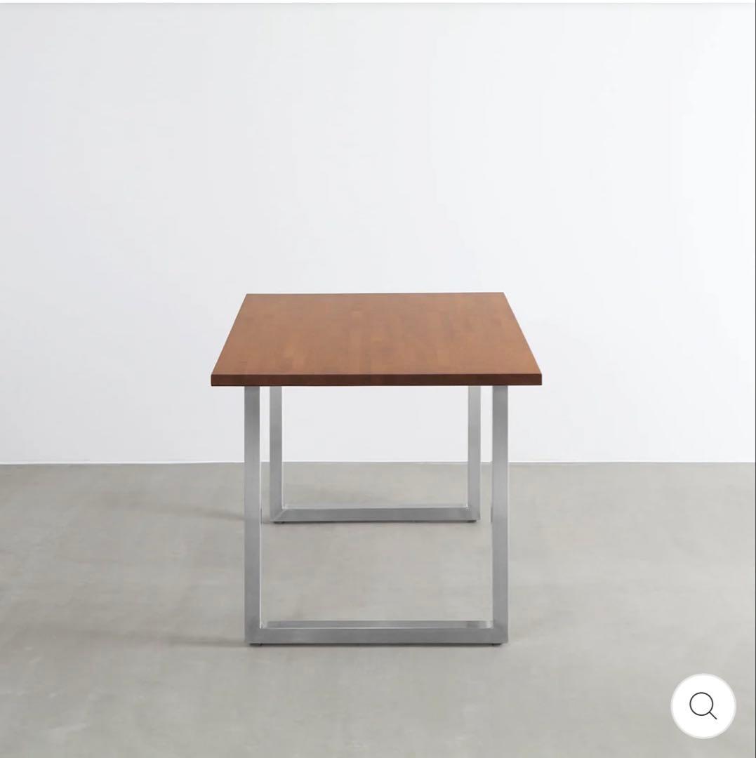 THE TABLE / ラバーウッド ブラウン × Stainless