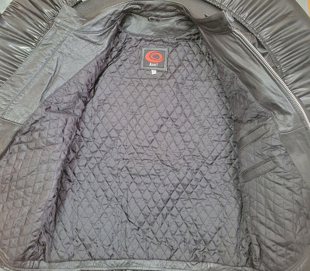 美品 本革 レザージャケット シングルライダース