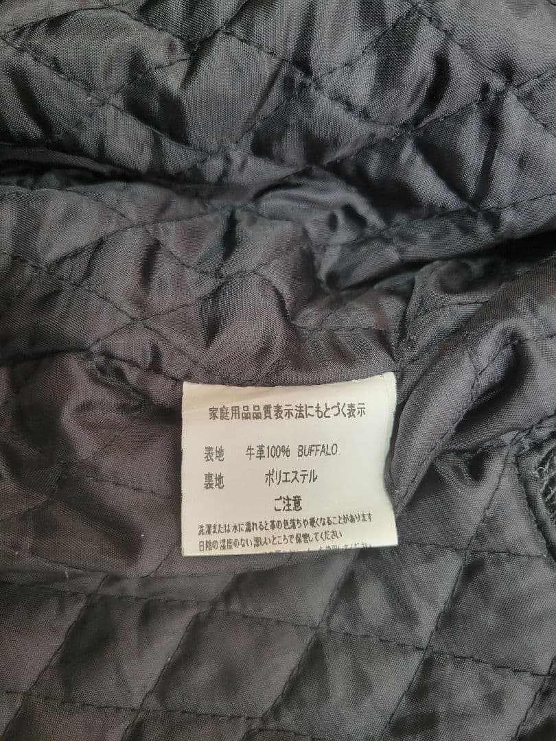 美品 本革 レザージャケット シングルライダース