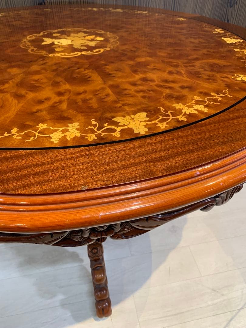 S*H様 アンティーク　イタリア　丸テーブル　カフェテーブル