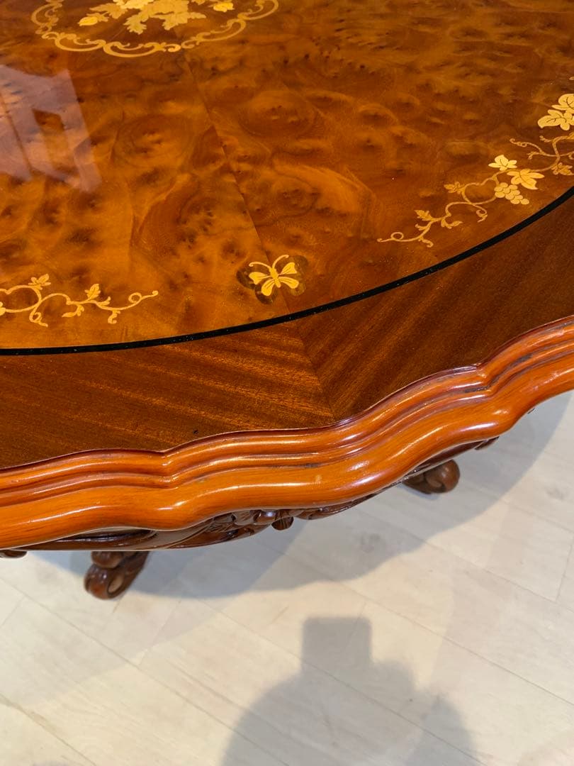 S*H様 アンティーク　イタリア　丸テーブル　カフェテーブル