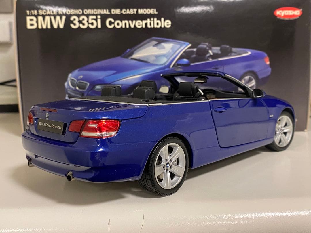 KYOSHO 1:18 BMW 335i Convertible ブルー