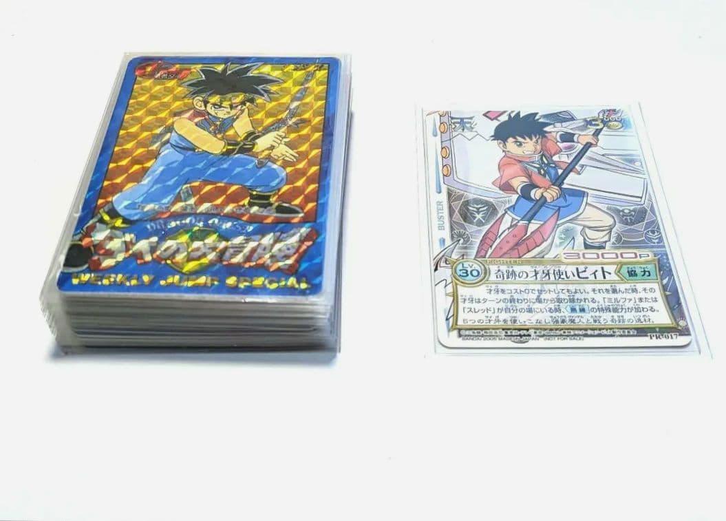 週刊少年ジャンプ　抽選プレゼント　ダイの大冒険　カードダス全30種＋１枚