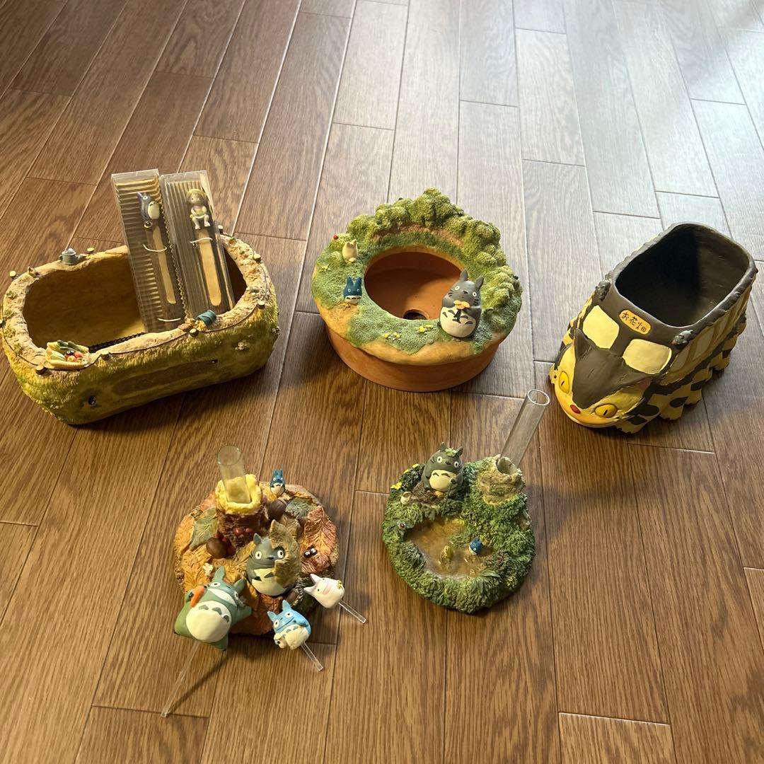 レア　となりのトトロ　プランター　一輪挿し　レトロ　希少　廃盤　コレクション