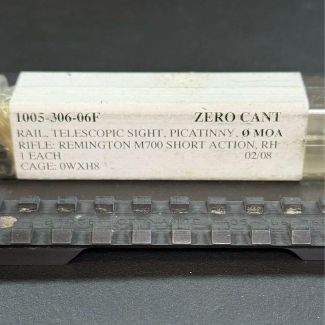 レミントンM40/M700 BADGER /バジャースコープマウントレール