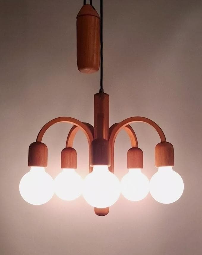 ★希少昇降式 極上品 Domus Candela 70年代 ドムス シャンデリア