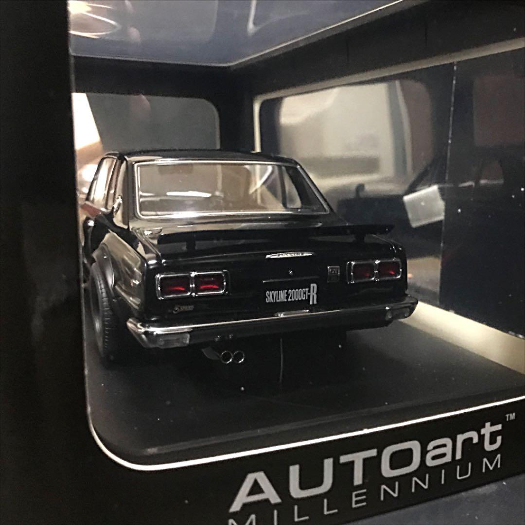 オートアート 1/18 GT-R KPGC10 ブラック チューンドバージョン