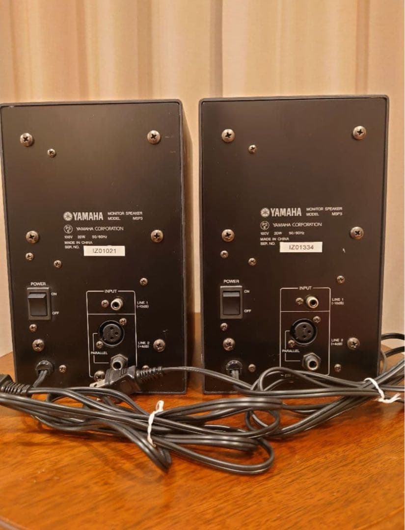 YAMAHA MONITOR SPEAKER MSP3 2台セット