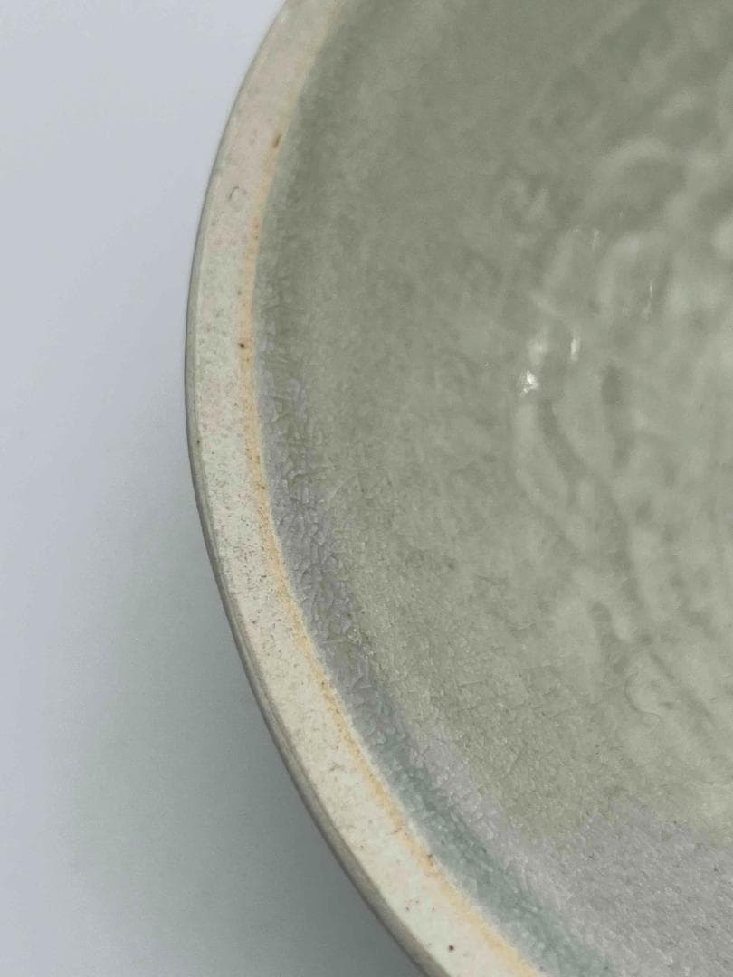 北宋時代　青白磁刻花魚藻文輪花鉢　盞　茶碗　景徳鎮　影青　唐物(E-49)