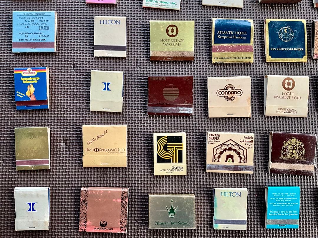 【超貴重】海外製年代物マッチ 北米 中米 欧州 中東 アジア 世界各地のマッチ