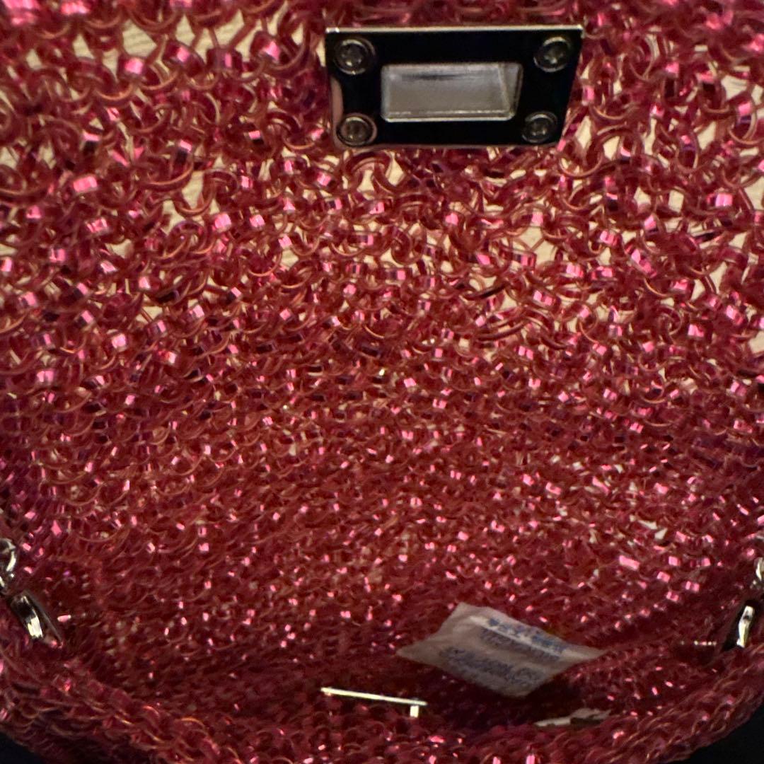 ANTEPRIMA ピンク ビーズショルダーバッグ