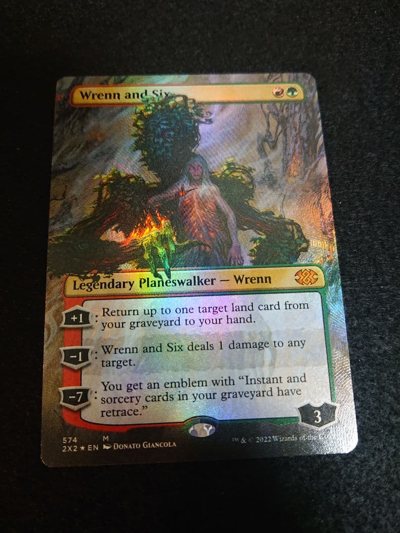 MTG 英語 レンと六番 テクスチャーfoil