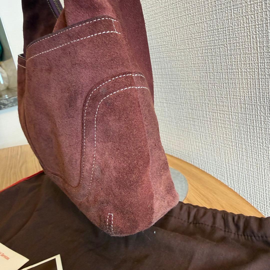 COACH コーチ ボルドー スエード ワンショルダー バッグ 7472 保存袋