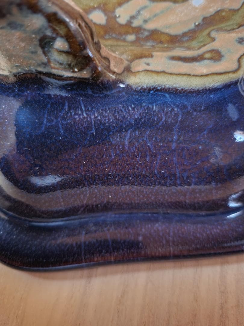 鈞窯 植木鉢支え 水盤