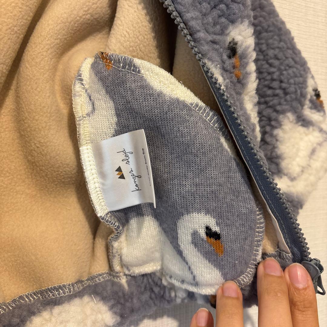 【新品】konges sloejd SWAN柄 アウター 18m