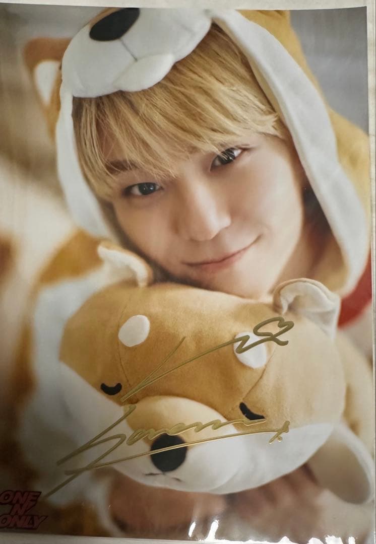 沢村玲　REI キラリ　スクラッチ　サイン　写真　ワンエン　生誕