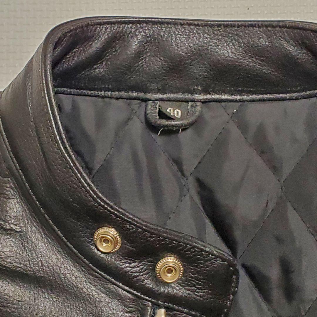美品✨Freedom フリーダム シングルライダース レザージャケット 40