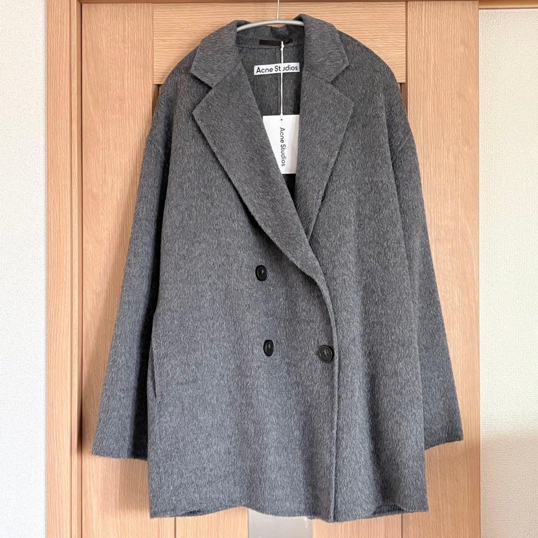 Acne Studios ダブルブレストコート　グレー　34