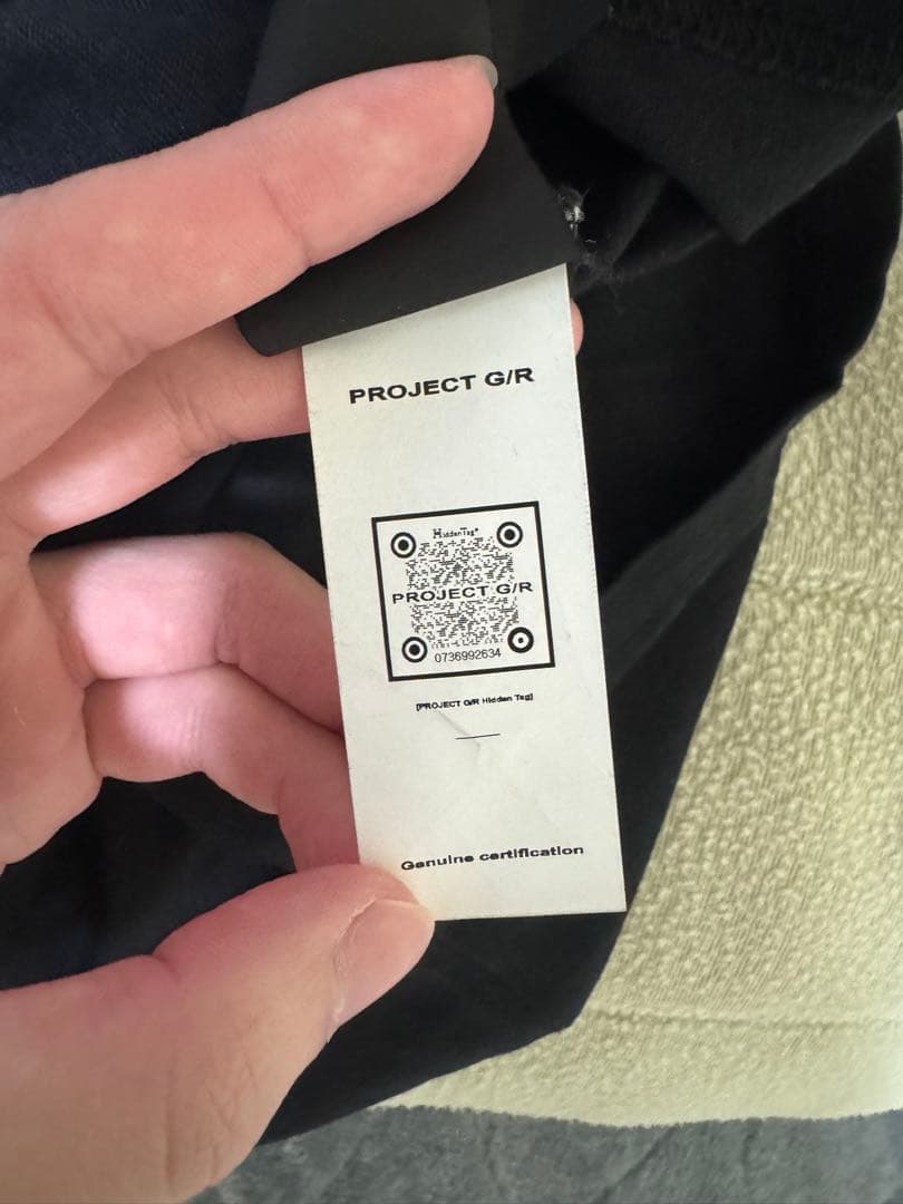 トップス project gr DURAG T-SHIRT / BLK size1