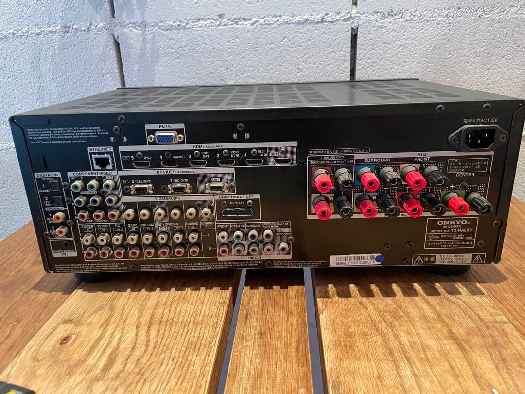 ONKYO AVアンプ TX-NA609